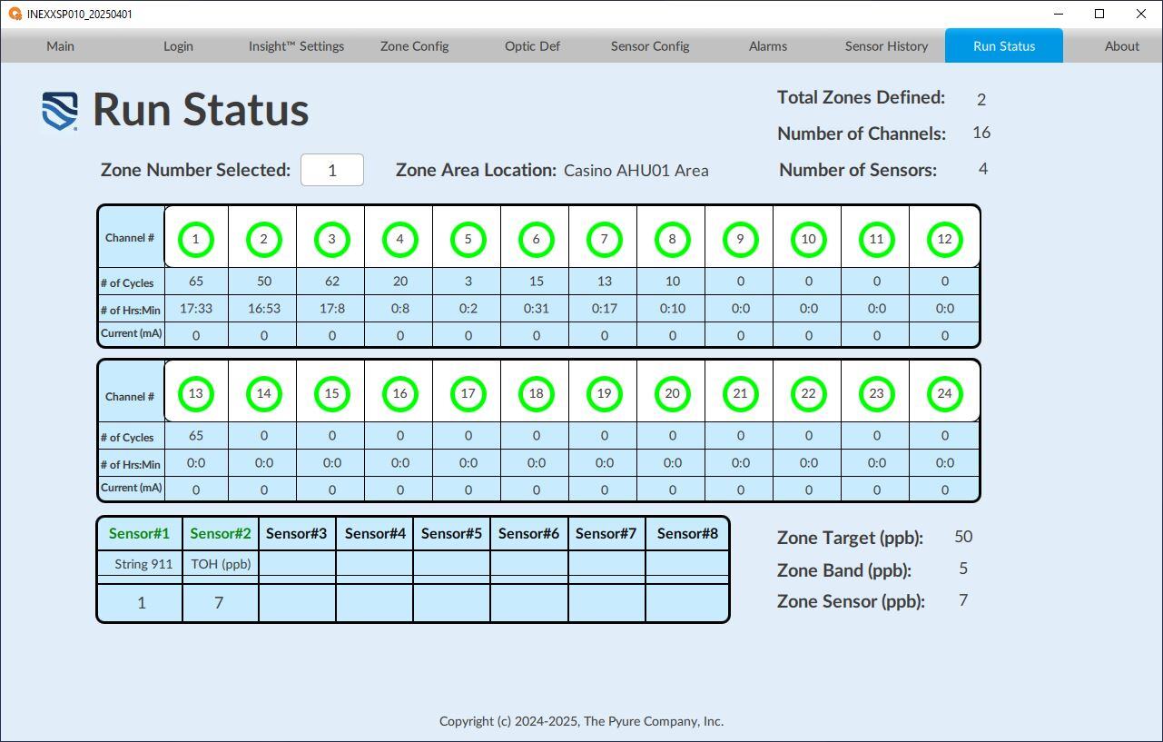 RunStatusScreen RunStatusScreen